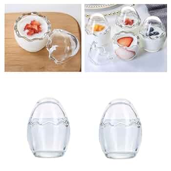 Amazon.co.jp: （6個）プリンカップ デザートカップ 耐熱ガラス